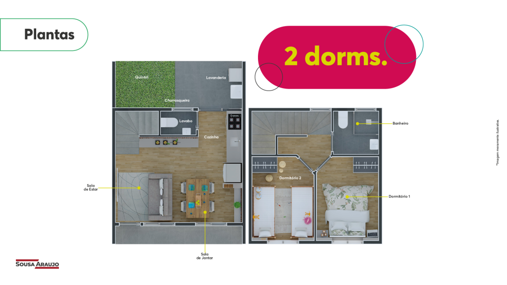 [SA] LP CEREJEIRAS 2 DORMS