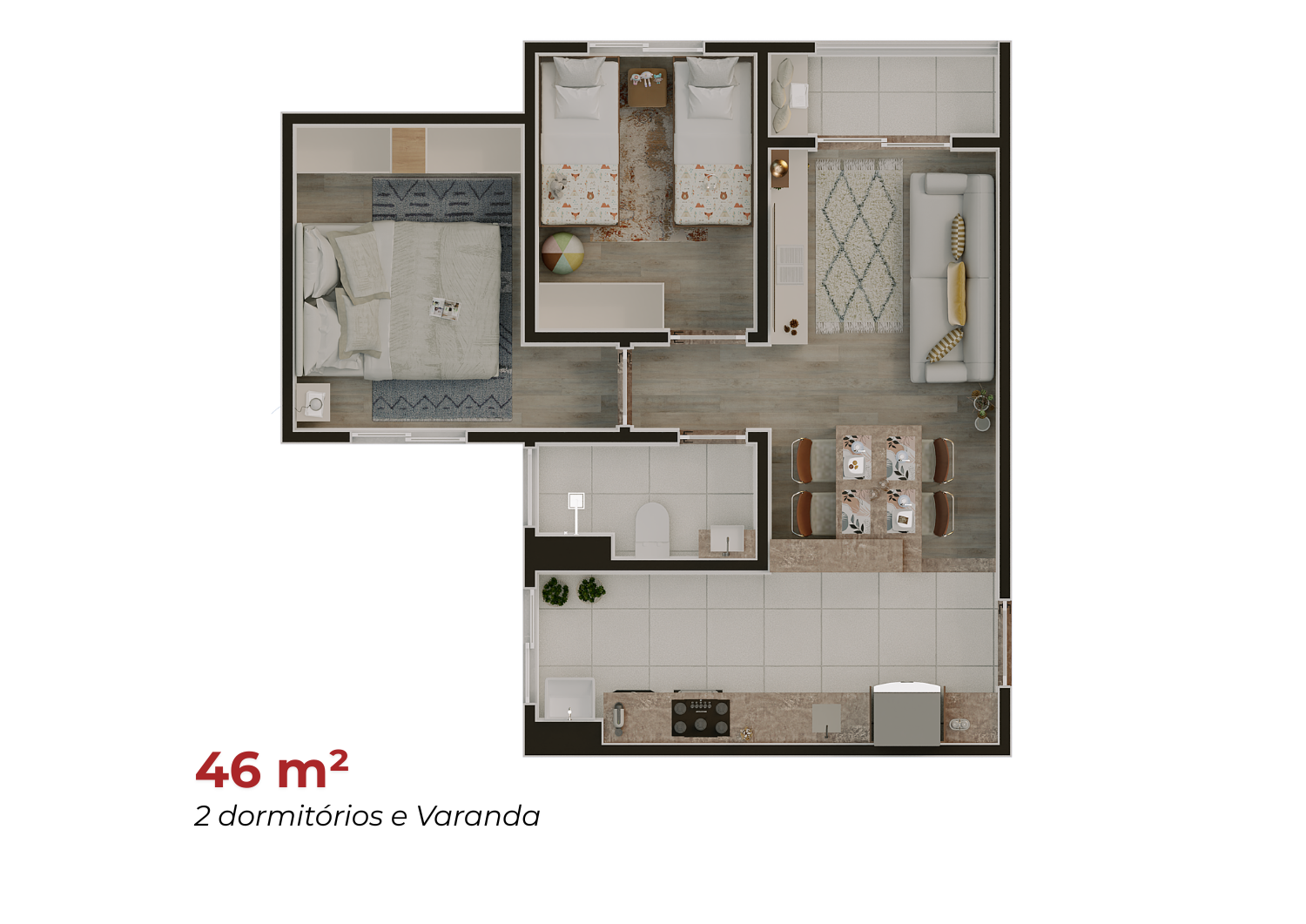 Tipo 1 - 46 - Nova Odessa